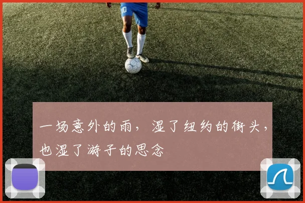 一场意外的雨，湿了纽约的街头，也湿了游子的思念